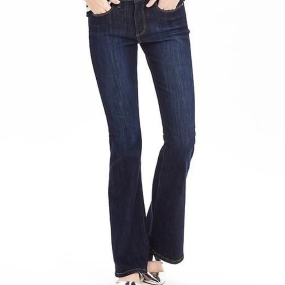 Banana Republic Urban Boot Cut Size 2 Blue Denim